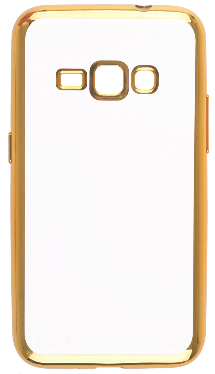 Skinbox 4People Silicone Chrome Border чехол-накладка для Samsung Galaxy J1 (2016), Gold2000000105413 Skinbox 4People Silicone Chrome Border чехол-накладка для Samsung Galaxy J1 (2016), Gold2000000105413Чехол Skinbox 4People Silicone Chrome Border надежно защищает ваш смартфон от внешних воздействий, грязи, пыли, брызг. Он также поможет при ударах и падениях, не позволив образоваться на корпусе царапинам и потертостям. Чехол обеспечивает свободный доступ ко всем функциональным кнопкам смартфона и камере.