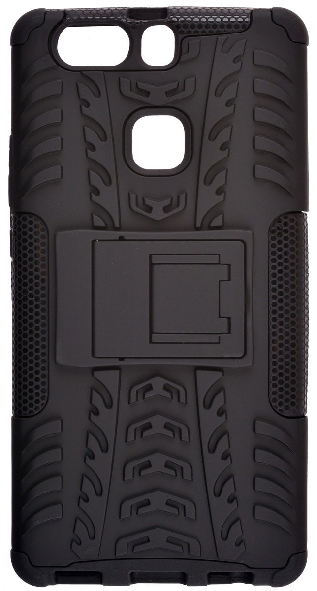 Skinbox Defender case чехол-накладка для Huawei P9 Plus, Black2000000111094 Skinbox Defender case чехол-накладка для Huawei P9 Plus, Black2000000111094Skinbox Defender case надежно защищает ваш смартфон от внешних воздействий, грязи, пыли, брызг. Он также поможет при ударах и падениях, не позволив образоваться на корпусе царапинам и потертостям. Чехол обеспечивает свободный доступ ко всем функциональным кнопкам смартфона и камере.