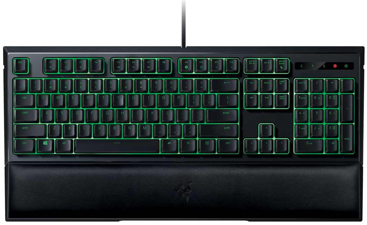 Razer Ornata игровая клавиатураRZ03-02042300-R3R1 Razer Ornata игровая клавиатураRZ03-02042300-R3R1В игровой клавиатуре Razer Ornata используются новые механическо-мембранные переключатели Razer Mecha- Membrane, которые объединяют лучшие свойства клавиатуры с переключателями на резиновых мембранах и механических переключателей, обеспечивая непревзойденную работу клавиатуры. Традиционные клавиатуры с переключателями на резиновых мембранах обладают мягким нажатием, которое, однако, не позволяет добиться высокой степени точности из-за ощущения мягкости и недостаточной регулировки точности срабатывания. С другой стороны, механические переключатели обеспечивают быстрое срабатывание клавиш с четким тактильным ответом, но вызывающие усталость во время игры. Результатом многолетних исследований и разработок является революционная патентная заявка на механическо-мембранные переключатели Razer Mecha-Membrane, которые объединяет лучшие свойства обеих технологий: тихое мягкое нажатие с четким тактильным щелчком со средней высотой клавиш, позволяющая вашим пальцам...
