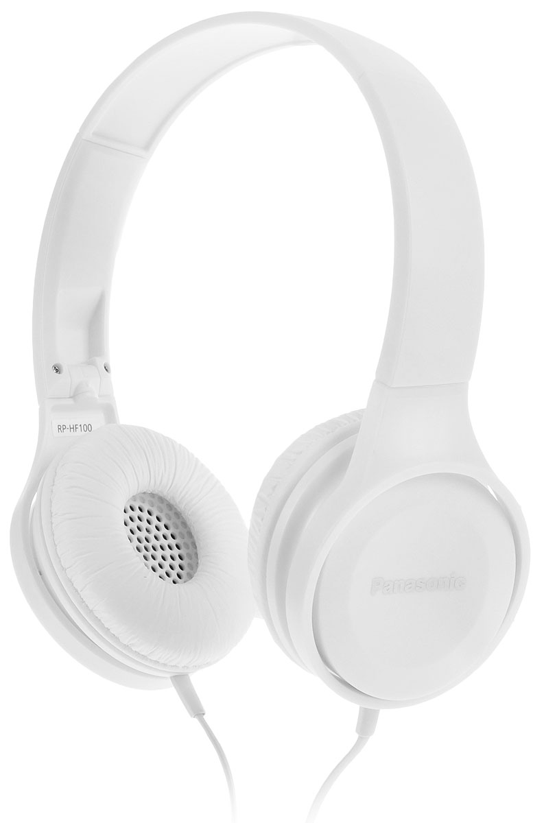 Panasonic RP-HF100GC-W, White наушникиRP-HF100GC-W Panasonic RP-HF100GC-W, White наушникиRP-HF100GC-WНаушники закрытого типа Panasonic RP-HF100GC с 30-миллиметровыми динамиками подарят вам неизменно мощный и сбалансированный звук, где бы вы не находились дома, или в пути. Благодаря складной конструкции, наушники удобно брать с собой повсюду. Они очень компактные и не займут много места. Комфортное прослушивание музыки Оголовье с обеих сторон обрезано под углом, обеспечивающим эргономичную конструкцию, благодаря чему наушники надежно прилегают к ушам и голове. Также они удобны в носке из-за своего легкого веса.