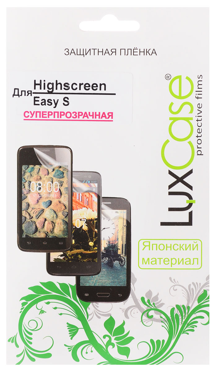 LuxCase защитная пленка для Highscreen Easy S, суперпрозрачная51569 LuxCase защитная пленка для Highscreen Easy S, суперпрозрачная51569Защитная пленка LuxCase для Highscreen Easy S сохраняет экран смартфона гладким и предотвращает появление на нем царапин и потертостей. Структура пленки позволяет ей плотно удерживаться без помощи клеевых составов и выравнивать поверхность при небольших механических воздействиях. Пленка практически незаметна на экране смартфона и сохраняет все характеристики цветопередачи и чувствительности сенсора.
