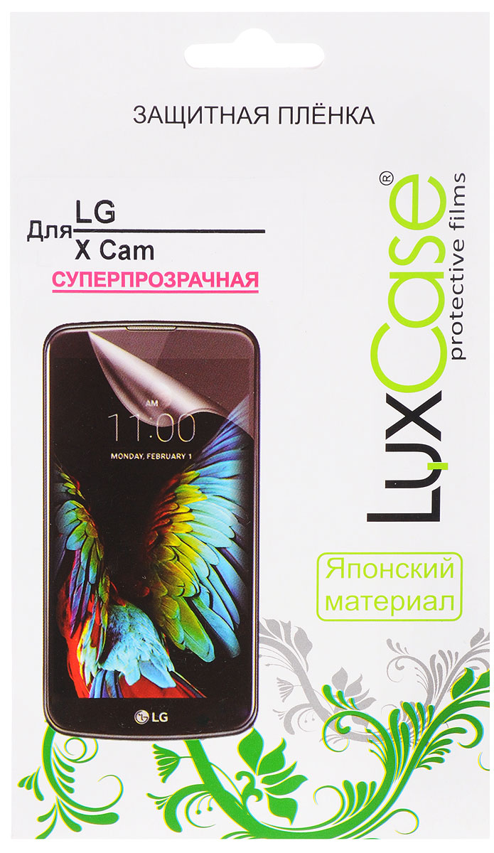 LuxCase защитная пленка для LG X cam, суперпрозрачная52267 LuxCase защитная пленка для LG X cam, суперпрозрачная52267Защитная пленка LuxCase для LG X cam сохраняет экран смартфона гладким и предотвращает появление на нем царапин и потертостей. Структура пленки позволяет ей плотно удерживаться без помощи клеевых составов и выравнивать поверхность при небольших механических воздействиях. Пленка практически незаметна на экране смартфона и сохраняет все характеристики цветопередачи и чувствительности сенсора.