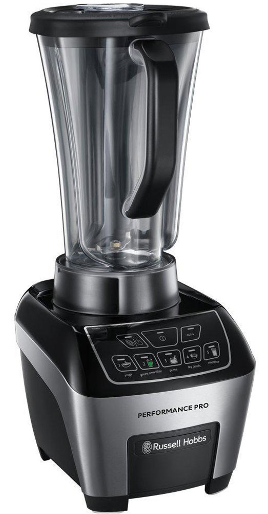 Russell Hobbs Performance Pro 22260-56 блендер22260-56 Russell Hobbs Performance Pro 22260-56 блендер22260-56Свежеприготовленные смузи и домашние супы-пюре настолько вкусные, что вы будете наслаждаться каждой каплей. Именно для этого был разработан новый блендер с чашей Performance Pro от Russell Hobbs с инновационной формой чаши Trilobe. Уникальная форма чаши усиливает вихрь, благодаря чему ингредиенты не распределяются по стенкам, а постоянно возвращаются в центр, в зону ножей. Это именно тот прибор, которые профессиональные повара выбирают для использования дома. Выбор из 5 скоростей означает, что блендер способен обработать любые продукты от нежных фруктов, до сложных в смешивании сельдерея и шпината. Удобные автоматические программы: для приготовления супов-пюре, смузи. зеленых смузи, пюре и измельчения сыпучих ингредиентов - и цифровое управление позволяют в одно касание измельчить или смешать ингредиенты в правильной консистенции и без лишних комочков. Этот высокопроизводительный блендер настолько универсален, что быстро станет одним из самых часто...