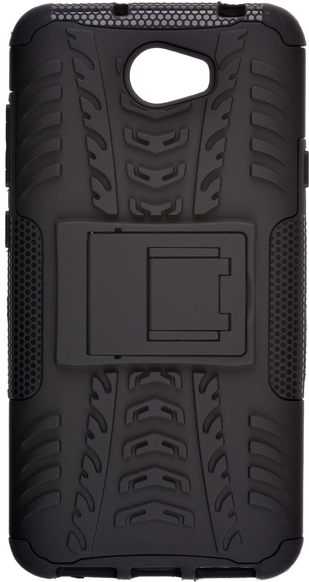 Skinbox Defender Сase чехол для Huawei Y5II, Black2000000114538 Skinbox Defender Сase чехол для Huawei Y5II, Black2000000114538Чехол-накладка Skinbox Defender Case для Huawei Y5II бережно и надежно защитит ваш смартфон от пыли, грязи, царапин и других повреждений. Выполнен из высококачественного поликарбоната, плотно прилегает и не скользит в руках. Чехол-накладка оставляет свободным доступ ко всем разъемам и кнопкам устройства.