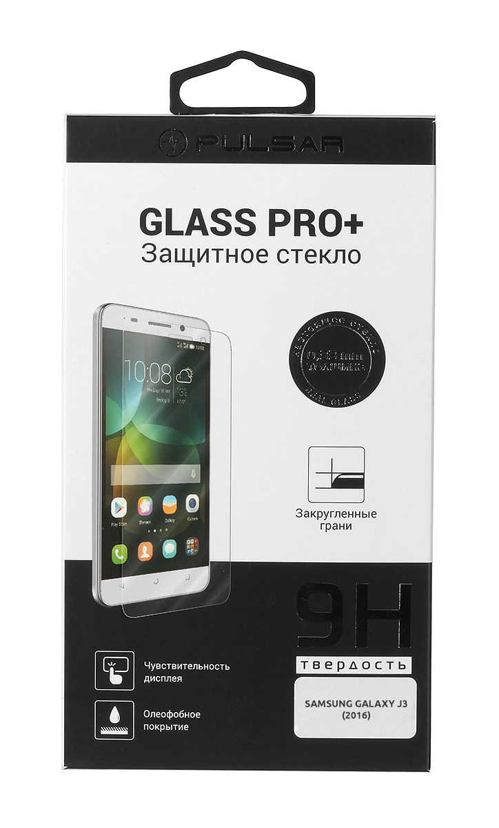Pulsar Glass Pro+ защитное стекло для Samsung Galaxy J3 (2016)21876 Pulsar Glass Pro+ защитное стекло для Samsung Galaxy J3 (2016)21876Защитное стекло Pulsar Glass Pro+ для смартфона Samsung Galaxy J3 (2016) изготовлено из специально обработанного многослойного закаленного стекла прочности 9H. Клеевой слой на задней поверхности позволяет легко устанавливать закаленное стекло без особых навыков. Олеофобное покрытие предотвратит появление следов от пальцев и сохранит чувствительность сенсора смартфона. Защитное стекло Pulsar Glass Pro+ максимально защитит экран от царапин, повреждений, влаги и ударов.