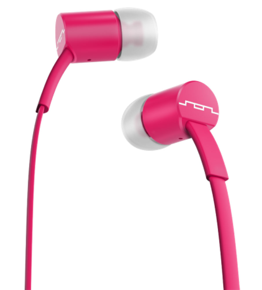 Sol Republic 1111-23 Jax Mfi, Sbs Raspberry наушники1111-23 Sol Republic 1111-23 Jax Mfi, Sbs Raspberry наушники1111-23Внутриканальные наушники Sol Republic 1111 - это качественный звук, который всегда под рукой. Благодаря динамикам i5 Sound Engine наушники выдают мощное и насыщенное басами звучание, которое превзойдет ваши ожидания. Наушники снабжены плоским кабелем, а значит, вам не придется тратить кучу времени на распутывание проводов. Интегрированный трехкнопочный пульт ДУ с микрофоном позволят управлять воспроизведением, громкостью и отвечать на телефонные звонки. Комплект из сменных насадок четырех размеров обеспечит комфорт и прекрасную звукоизоляцию для использования наушников в транспорте или в другой шумной обстановке. В комплекте фирменный чехол.