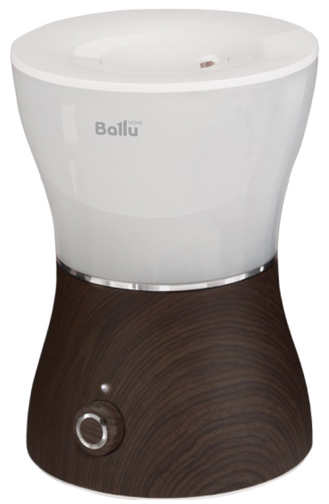 Ballu UHB-400, Wenge ультразвуковой увлажнитель воздухаНС-1031481 Ballu UHB-400, Wenge ультразвуковой увлажнитель воздухаНС-1031481Ультразвуковой увлажнитель воздуха Ballu UHB-400 обеспечивает мягкое увлажнение и способствует созданию благоприятного микроклимата в доме. Плавные формы, удобное и интуитивно понятное управление. Исполнение прибора в текстуре под дерево подчеркивает идею гармоничного сосуществования высоких технологий и природы, и гармонично сочетается с мебелью в доме. Прибор удобен в эксплуатации - для увлажнения можно заливать водопроводную воду. Благодаря входящему в комплект фильтру-картриджу вода очищается от излишков солей жесткости. Аромакапсула позволит насытить воздух в помещении любимым ароматом. Мягкая подсветка бака позволяет использовать увлажнитель в качестве ночника.