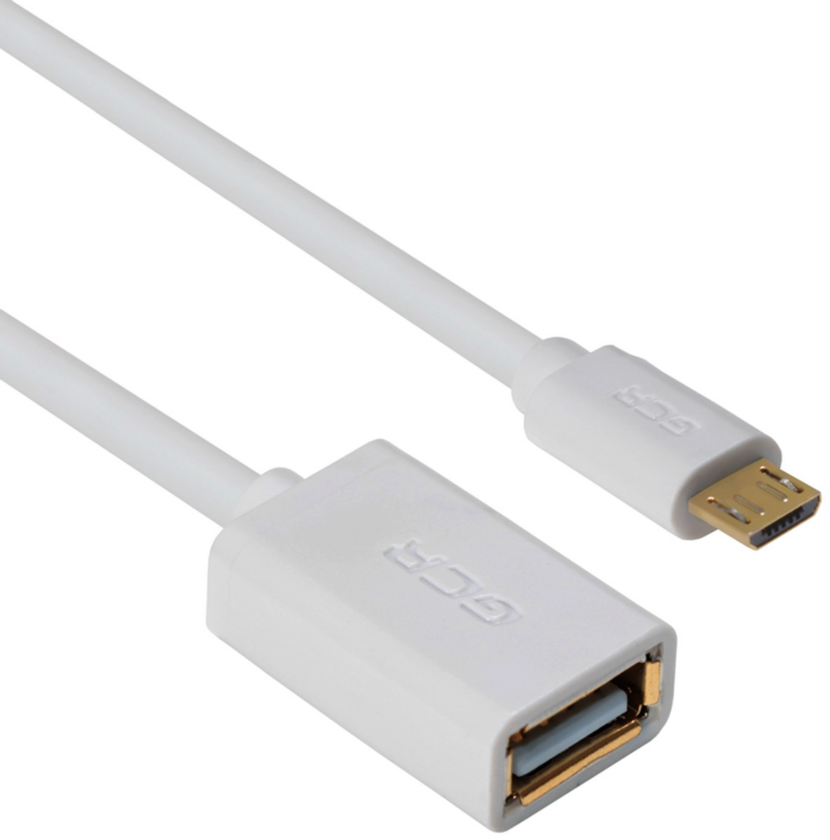 Greenconnect Russia GCR-MB6AF-AA2SG, White адаптер-переходник OTG (0,3 м)GCR-MB6AF-AA2SG-0.3m Greenconnect Russia GCR-MB6AF-AA2SG, White адаптер-переходник OTG (0,3 м)GCR-MB6AF-AA2SG-0.3mС помощью Greenconnect Russia GCR-MB6AF-AA2SG вы сможете подключить любые устройства имеющие разъем USB к порту microUSB OTG (On-The-Go) вашего девайса. Экранирование кабеля позволяет защитить сигнал при передаче от влияния внешних полей, способных создать помехи. OTG (On-The-Go) функция позволяет синхронизировать периферийные USB-устройства с портативным девайсом напрямую - без необходимости подключения к ПК.