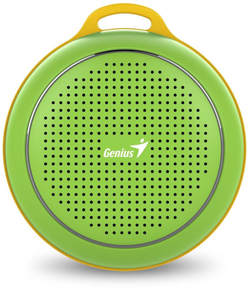 Genius SP-906BT, Green портативная колонка31731072102 Genius SP-906BT, Green портативная колонка31731072102Невероятная громкость и глубокие басы благодаря усовершенствованной конструкции. Колонка Genius SP-906BT дает заряд отличного настроения. Пять ярких цветовых исполнений. Размер примерно с хоккейную шайбу. Интеллектуальная технология непрерывного звука: чистые высокие и низкие частоты без пропусков. Технология пространственного звучания позволяет оказаться в центре происходящего. Благодаря встроенному усилителю громкий звук колонки SP-906BT проникает в самое сердце. Прочный и гладкий карабин для подвешивания выполнен из стали и алюминия. Он устойчив к ржавчине и рассчитан на долгую службу, а силиконовый ободок обеспечивает одновременно гибкость и прочность. Сочетание жесткости и мягкости, универсальная колонка Genius SP-906BT! Благодаря передовой защите цепей и технологии Bluetooth 4.1 соединение устанавливается еще быстрее (стандартное расстояние для беспроводной работы: 10 м). Колонка SP-906BT поддерживает все продукты с технологией...