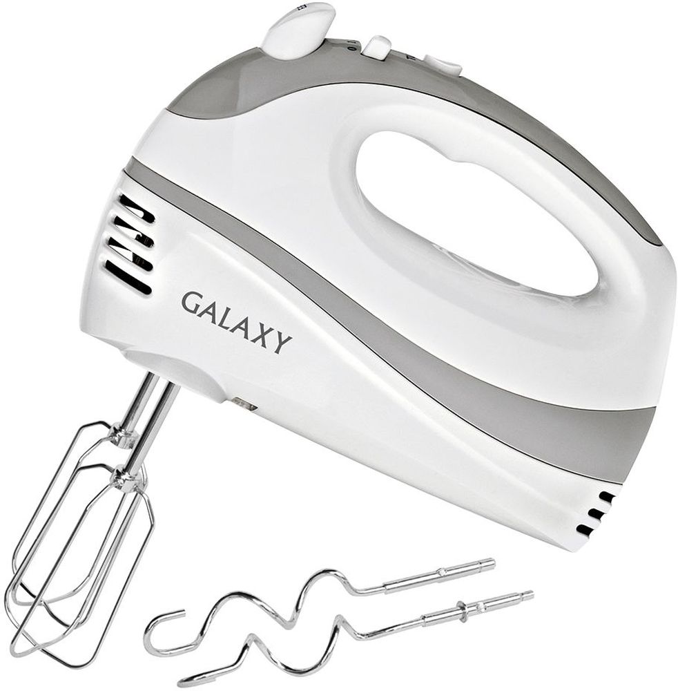 Galaxy GL 2209 миксер4650067301976 Galaxy GL 2209 миксер4650067301976Ручной миксер Galaxy GL 2209 с мощностью 250 Вт и 5 скоростями вращения. Оснащен режимом Турбо. Имеет две пары практичных насадок для тщательного взбивания и для замешивания теста, которые гарантируют идеальный результат работы. Для большего удобства данная модель снабжена кнопкой легкого отсоединения насадок. Миксер удобен в использовании как правой, так и левой рукой.