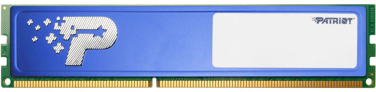 Patriot DDR4 DIMM 16Gb 2133МГц модуль оперативной памяти (PSD416G21332H)PSD416G21332H Patriot DDR4 DIMM 16Gb 2133МГц модуль оперативной памяти (PSD416G21332H)PSD416G21332HНебуферезированная память Patriot DDR4 PSD416G21332H предоставляет качество работы, надежность и производительность - основные требования для современных компьютеров. Этот модуль емкостью 16 ГБ, спроектирован для работы на частоте 2133 МГц PC4-17000 и таймингах CAS 15 для лучшего отклика системы при использовании необходимых приложений. Модули памяти Patriot изготовлены из материалов высочайшего качества и протестированы вручную. Patriot заверяет, что каждый модуль памяти соответствует и превышает стандарты отрасли: апгрейд безо всяких замешательств.