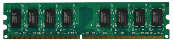 Patriot DDRII DIMM 4Gb 800МГц модуль оперативной памяти (PSD24G8002)PSD24G8002 Patriot DDRII DIMM 4Gb 800МГц модуль оперативной памяти (PSD24G8002)PSD24G8002Небуферезированная память Patriot DDR2 PSD24G8002 предоставляет качество работы, надежность и производительность, требуемую для современных компьютеров сегодня. Этот модуль емкостью 4 ГБ, спроектирован для работы на частоте 800 МГц PC2-6400 при таймингах CAS 6. Модуль собран при использовании специальных компонентов.