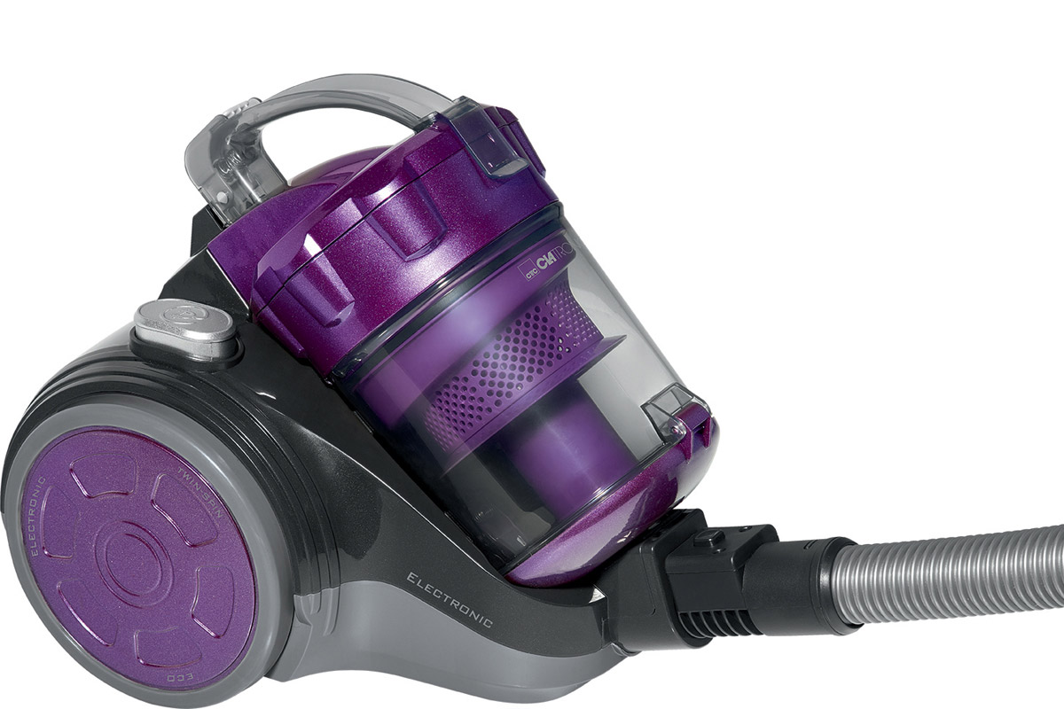 Clatronic BS 1302, Antrazit Violet пылесосBS 1302 antrazit-violet Clatronic BS 1302, Antrazit Violet пылесосBS 1302 antrazit-violetС такой мощностью, которой обладает Clatronic BS 1302 все волнения по поводу уборки исчезнут как таковые. Теперь нет нужды каждый раз тщательно вычищать ковры щетками с моющими средствами, с пылесосом Clatronic BS 1302 вам остается лишь поддерживать видимость порядка. Технология Eco-Cyclon Twin Spin и отсутствие мешка для сбора пыли обеспечивают постоянную высокую мощность всасывания.