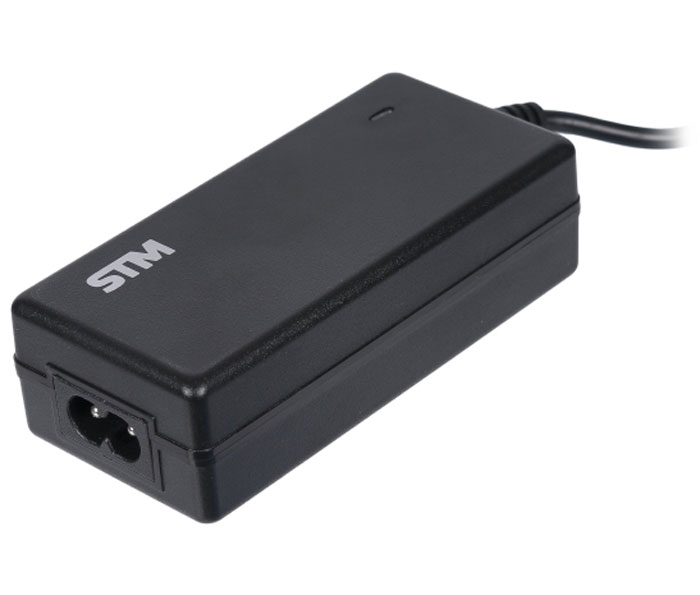STM BL40 адаптер питания для ноутбуков (40 Вт)STM BL40 STM BL40 адаптер питания для ноутбуков (40 Вт)STM BL40Универсальный сетевой адаптер STM BL40 мощностью 40 Вт предназначен для заряда аккумулятора ноутбуков от сети переменного тока. Совместим практически со всеми популярными моделями ноутбуков при помощи поставляемых в комплекте 5 сменных коннекторов. Встроенная система управления автоматически подстраивает напряжение питания для конкретной модели при смене коннектора. Функция защиты от перегрузки, короткого замыкания и перезаряда батареи делает использование адаптера абсолютно безопасным для ноутбука. Горящий светодиодный индикатор на корпусе устройства означает включение в сеть и его нормальную работу. При отсутствии необходимого коннектора для вашего ноутбука обращайтесь к производителю STM по вопросам его получения на территории России.