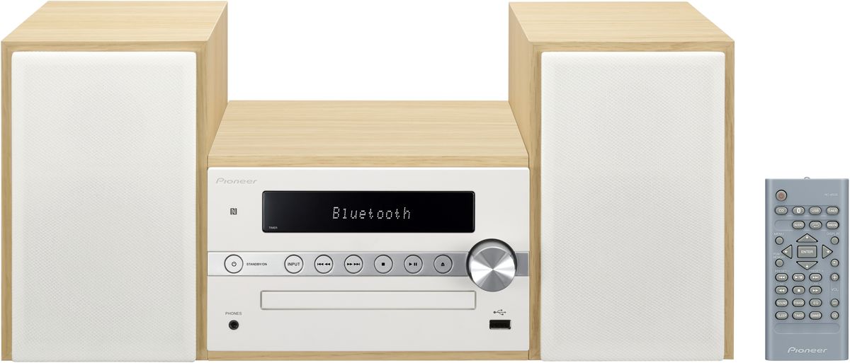 Pioneer X-CM56, White музыкальный центр1500135 Pioneer X-CM56, White музыкальный центр1500135Система Pioneer X-CM56 достаточно небольшая, чтобы помещаться практически в любом месте, и достаточно большая, чтобы и гостиную наполнить достаточным звучанием. Интеллектуальный, навеянный скандинавскими мотивами, дизайн допускает различные варианты установки и может благодаря четырем различным цветовым сочетаниям безупречно интегрироваться в любой интерьер: наряду со стилизацией под дерево с классическими белыми и черными передними панелями, в качестве свежих штрихов на выбор представляются такие цветовые сочетания, как бук с абрикосом и бук с мятой. В музыкальном плане здесь правит разнообразие: к таким классическим источникам, как FM-радио и CD- проигрыватель, присоединились смартфоны и карты памяти, причем последние просто вставляются в USB-порт на передней панели, а первые подключаются по беспроводной сети через NFC/Bluetooth и всего лишь одним движением руки. Независимо от местоположения звучание X-CM 56 удивит вас, так как ее...