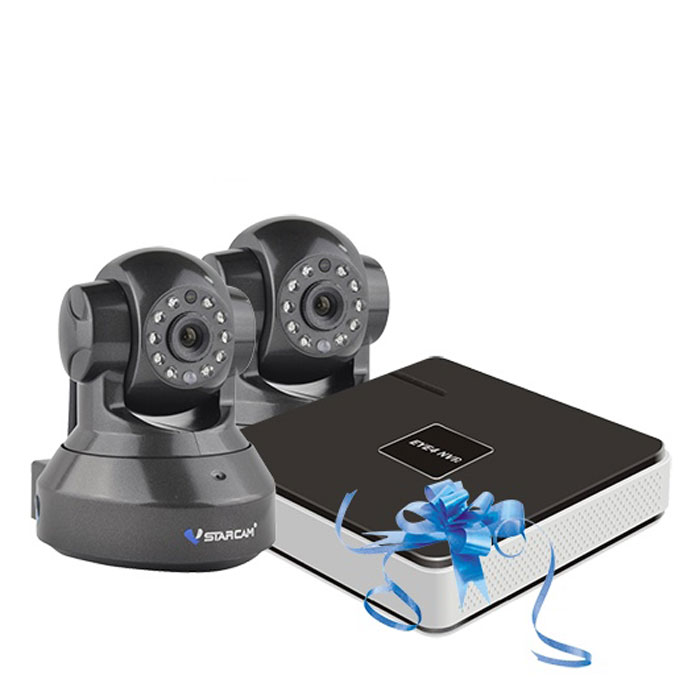 Vstarcam NVR C37 KIT система видеонаблюдения1600000360778 Vstarcam NVR C37 KIT система видеонаблюдения1600000360778Vstarcam NVR C37 KIT - готовый уличный комплект для видеонаблюдения. Две IP-камеры с разрешением 720р, возможностью ночной съемки (до 10 м) и удаленным управлением поворотом (355°/120°) позволят покрыть помещение больших размеров. Также при острой необходимости вы сможете подключить 2 дополнительные камеры Vstarcam, и, тем самым, вывести ваше офисное видеонаблюдение в формат профессиональной системы. Четырехканальный IP видеорегистратор Vstarcam N400 предназначен для записи видео с камер Vstarcam C серии (и других камер по протоколу Onvif и RTSP) в высоком разрешении на жесткий диск (HDD) объемом до 6 ТБ. Регистратор поддерживает все современные возможности доступа к видео в реальном времени и архиву. Например, просмотр локально на подключенном мониторе или по сети Интернет. Нет необходимости использовать статический IP-адрес. Вы экономите на абонентской плате, благодаря уникальной технологии Р2Р. Для просмотре...