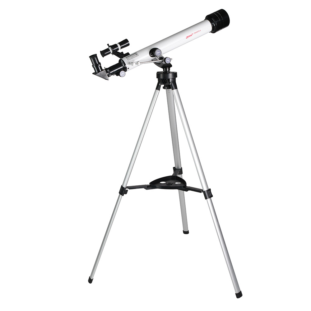 Veber 21161, White телескоп21161 Veber 21161, White телескоп21161Veber 21161 - походный вариант телескопа в жестком противоударном кейсе и с богатой комплектацией. В жесткий противоударный кейс размером 750 мм на 340 мм (и крышка и дно кейса сделаны из двух слоев пластика, разделенного воздушным промежутком), уместился сам телескоп, штатив с полочкой, четыре окуляра, компас, фокусер… Его можно брать с собой для вылазок на природу и использовать как мощную зрительную трубу днем, а как телескоп — в темное время суток. Минимальное увеличение — 35х, максимальное — 262х. Промежуточные значения увеличений обеспечиваются подбором соответствующих окуляров и линзы Барлоу, входящих в комплект. Удобная альт-азимутальная монтировка. Чтобы управлять телескопом по горизонту, следует вращать большое кольцо на головке штатива. Движение по вертикали: быстрая наводка делается трубой вручную и найденное положение фиксируется стопором, далее точная настройка осуществляется уже с помощью колесика, расположенного на рычаге тонкой...