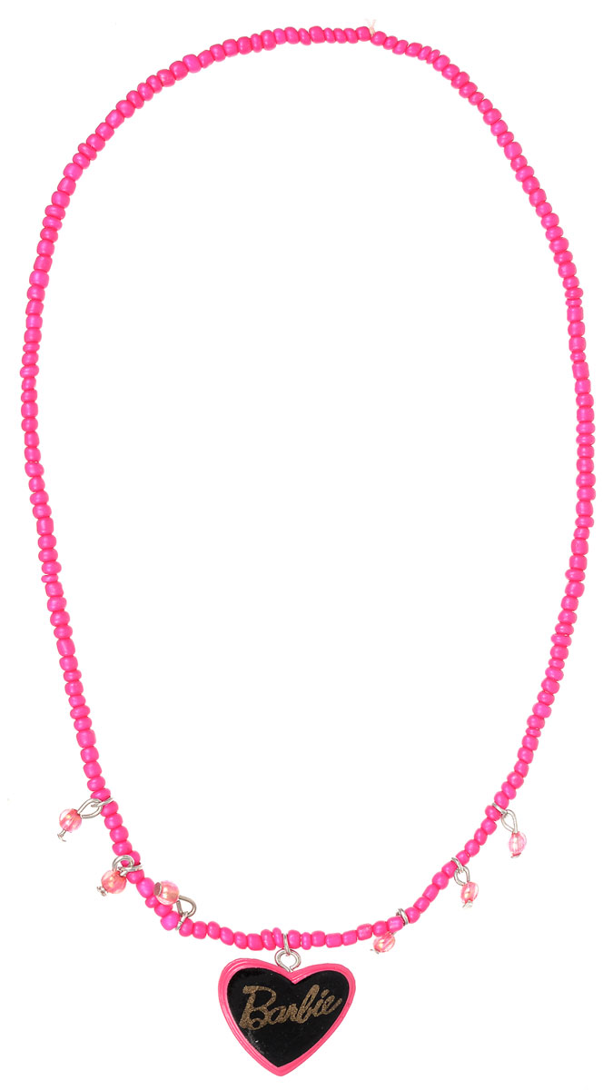 Колье для девочки Barbie, цвет: серебристый, розовый. 0902096509020965 Колье для девочки Barbie, цвет: серебристый, розовый. 0902096509020965Оригинальное колье Barbie станет изюминкой образа юной леди. Изделие изготовлено из гипоаллергенных материалов, не имеет заостренных деталей и абсолютно безопасно для ребенка. В комплекте идут два колье. Колье выполнены из пластиковых бусин, собранных на эластичной резинке. Одно из изделий декорировано подвеской в виде сердечка с символикой бренда. Рекомендуемый возраст: от 3х лет.
