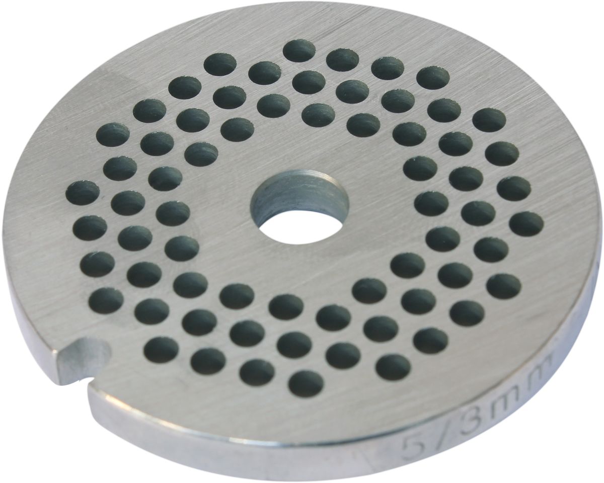 Euro Kitchen EUR-GR-3 Braun решетка для мясорубкиEUR-GR-3 Braun Euro Kitchen EUR-GR-3 Braun решетка для мясорубкиEUR-GR-3 BraunРешетка Euro Kitchen EUR-GR-3 предназначена для работы с электрическими мясорубками марки Braun. Она с легкостью заменит фирменную деталь, не уступив ей по качеству и сроку службы. Высокая производительность и долгий срок службы современных электрических и ручных мясорубок зависят, в первую очередь, от режущих механизмов и их выработки. Своевременная профилактика и замена режущих и вспомогательных элементов способствуют уменьшению нагрузки на узлы и другие механизмы, гарантируя долгую и качественную работу вашей мясорубки. Диаметр отверстий в решетке: 3 мм
