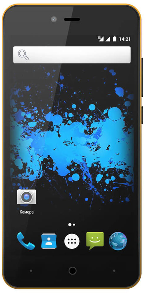 Highscreen Easy L, Yellow23541 Highscreen Easy L, Yellow23541Простой и доступный смартфон Highscreen Easy L с хорошей батареей, отличным экраном, да еще и с поддержкой 4G/LTE. Что еще нужно для полного счастья? Четыре правильных цвета из которых ты точно выберешь свой. Матовый шероховатый корпус имеет прекрасную эргономику и сбалансированные размеры. Яркий и контрастный HD-экран, выполненный по технологии OnCell, обеспечивает естественную цветопередачу. Повышенная чувствительность дисплея поможет в динамичных играх и при наборе текста, когда требуется моментальный отклик и точное попадание. Highscreen Easy L работает на базе чистого Android Marshmallow, Highscreen преднамеренно не ставят дополнительные приложения и игры, чтобы не занимать лишнюю память и дать тебе свободу выбора. Ощути всю прелесть точной навигации, ты сможешь точно определять свое местоположение и быстро прокладывать маршруты из точки A в точку B. Телефон сертифицирован EAC и имеет русифицированный интерфейс...