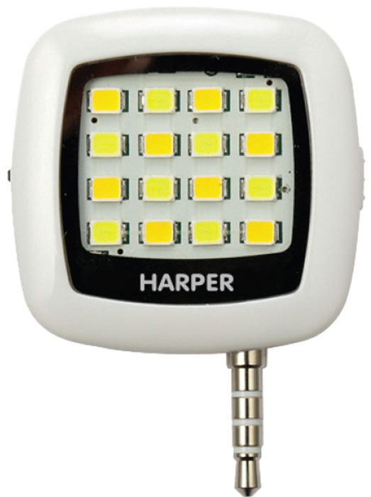 Harper SFL-001, White LED-фонарь для смартфоновH00000543 Harper SFL-001, White LED-фонарь для смартфоновH00000543Внешняя светодиодная вспышка для смартфонов и планшетов Harper SFL-001 совместима с любыми портативными устройствами, работающими на базе операционных систем Android или iOS. Полезно устройство будет не только владельцам гаджетов, не оснащенных встроенной вспышкой, но и тем, кому недостаточно потока света, создаваемого штатным светодиодом. Для синхронизации работы вспышки с вашим смартфоном (планшетом) необходимо вставить Harper SFL-001 в разъем для наушников 3,5 мм и установить приложение iblazr, которое позволит идеально синхронизировать горение светодиода с моментом съемки фотокамеры. Больше не будет никаких красных глаз на фото! Емкости аккумулятора в 200 мАч хватает почти на 500 снимков. Использовать Harper SFL-001 можно как с основной камерой, так и с фронтальной. Как для фотосъемки, так и для видеосъемки. Работает Harper SFL-001 не только как вспышка, но и как обычный светодиодный фонарь. Благодаря своим компактным размерам...