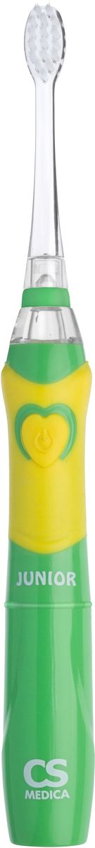 CS Medica Электрическая зубная щетка SonicPulsar Junior562 Junior CS Medica Электрическая зубная щетка SonicPulsar Junior562 JuniorПодари здоровье детям! Компактная и легкая электрическая зубная щетка, рекомендуемая для эффективной чистки зубов у детей и подростков. Мягкая щетина бережно чистит зубы, не травмируя эмаль и десны. Щетка снабжена подсветкой насадки, делающая процедуру чистки зубов интересной и увлекательной. Промежуточный таймер приучит ребенка равномерно очищать все участки полости рта. Благодаря прорезиненной вставке на рукоятке щетка не выскользнет из детской ручки. Одобрено Стоматологической ассоциацией России. Частота движений 16 000 движ./мин. Светодиодная подсветка насадки. Автоматическое отключение. Промежуточный таймер. Работает от одной батарейки типа ААА. Комплект поставки: рукоятка с насадкой; дополнительная насадка; алкалиновый элемент питания типа ААА; руководство по эксплуатации с гарантийным талоном.