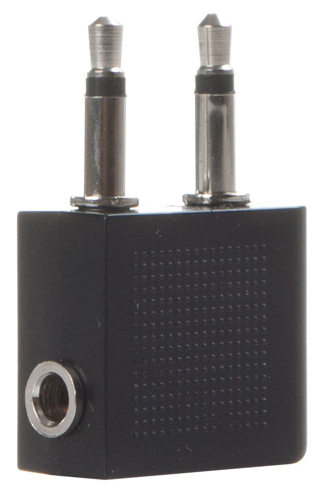 OLTO AC-100, Black переходник-адаптер для самолетаO00001224 OLTO AC-100, Black переходник-адаптер для самолетаO00001224Адаптер OLTO AC-100 специально предназначен для подключения наушников в самолете. Использование этого переходника даст вам возможность слушать музыку или смотреть видео с помощью собственных наушников. Чтобы воспользоваться наушниками, необходимо подключить их к переходнику и специальному разъему, который находится на спинке кресла.