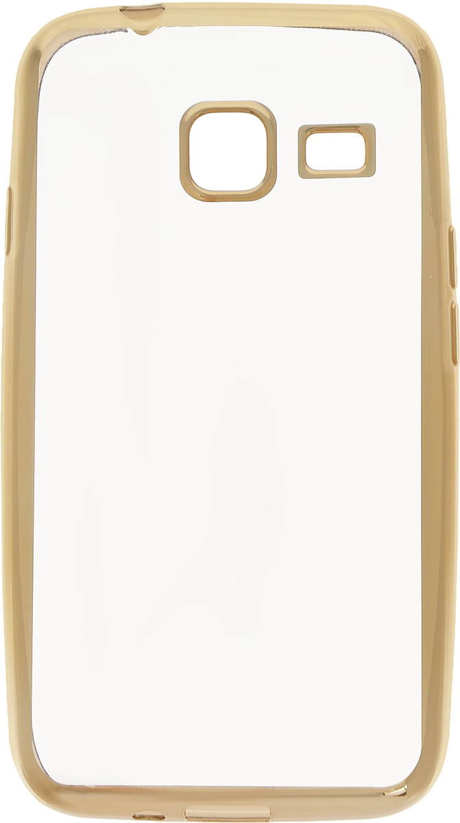 Skinbox 4People Silicone Chrome Border чехол-накладка для Samsung Galaxy J1 mini (2016), Gold2000000105512 Skinbox 4People Silicone Chrome Border чехол-накладка для Samsung Galaxy J1 mini (2016), Gold2000000105512Чехол-накладка Skinbox 4People Silicone Chrome Border для Samsung Galaxy J1 mini (2016) обеспечивает надежную защиту корпуса смартфона от механических повреждений и надолго сохраняет его привлекательный внешний вид. Накладка выполнена из высококачественного силикона, плотно прилегает и не скользит в руках. Чехол также обеспечивает свободный доступ ко всем разъемам и клавишам устройства.