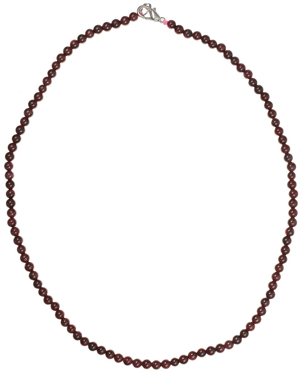 Бусы Art-Silver, цвет: гранатовый, длина 45 см. ГР4-45-251ГР4-45-251 Бусы Art-Silver, цвет: гранатовый, длина 45 см. ГР4-45-251ГР4-45-251Бусы Art-Silver подчеркнут изящество и непревзойденный вкус своей обладательницы. Они выполнены из бижутерного сплава и гранатовых бусин диаметром 4 мм. Изделие оснащено удобным замком-карабином. Гранат считается талисманом влюбленных, поэтому его дарят как выражение своих чувств любви и дружбы. Также гранат приносит своему владельцу счастье, благополучие и успех. Бусины из граната отличаются особенно живой аурой и энергетикой, сморятся респектабельно и элегантно.