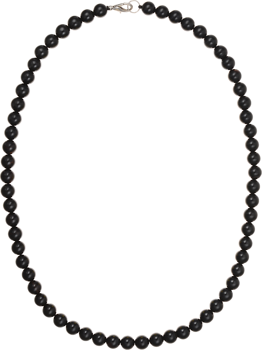 Бусы Art-Silver, цвет: черный, длина 50 см. ЧА8-50-254ЧА8-50-254 Бусы Art-Silver, цвет: черный, длина 50 см. ЧА8-50-254ЧА8-50-254Бусы Art-Silver подчеркнут изящество и непревзойденный вкус своей обладательницы. Они выполнены из бижутерного сплава и бусин из агата диаметром 7 мм. Изделие оснащено удобным замком-карабином. Агаты отличаются необыкновенным разнообразием окрасок и рисунков, но все они приносят владельцу чувства уверенности, спокойствия, равновесия. Украшения из агата защитят вас от энергетических вампиров и принесут счастье. Бусы из этого благородного камня выглядят как произведение искусства. Такое украшение станет изюминкой вашего образа и добавит лоск и элегантность.