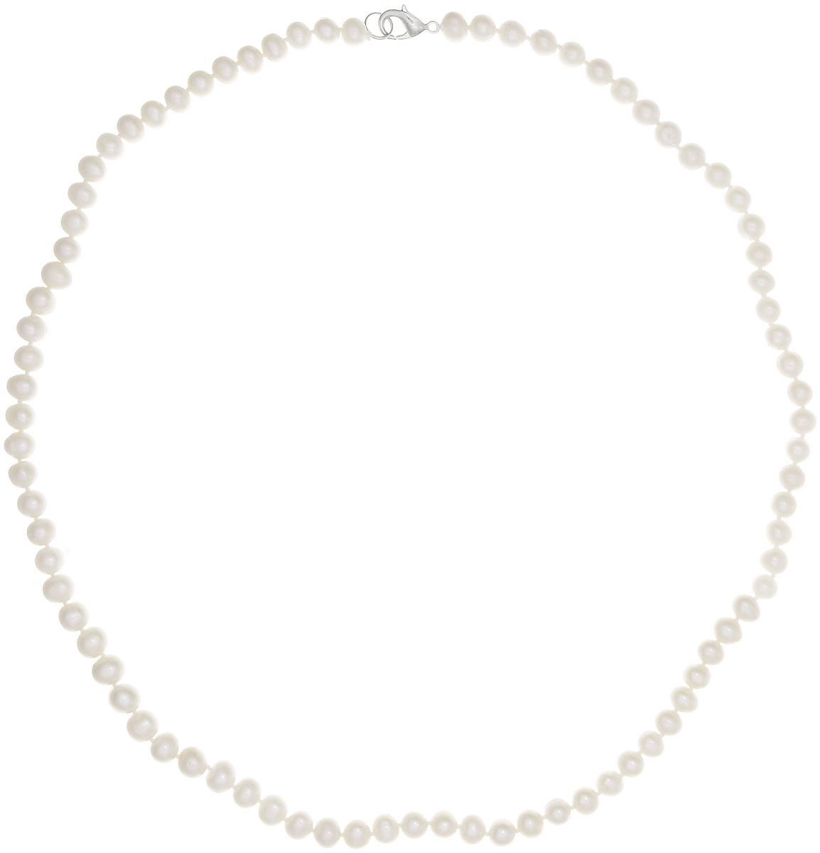 Бусы Art-Silver, цвет: белый, длина 50 см. КЖб8-9-50-533КЖб8-9-50-533 Бусы Art-Silver, цвет: белый, длина 50 см. КЖб8-9-50-533КЖб8-9-50-533Бусы Art-Silver выполнены из культивированного жемчуга, нанизанного на текстильную нить. Украшение имеет удобный замок-карабин из бижутерного сплава. Мелкие бусины диаметром 5-7 мм из натурального культивированного жемчуга нежно-бежевого цвета имеют слегка неоднородную форму, что подчеркивает естественное происхождение жемчужин. Благородный перламутровый блеск жемчуга подчеркнет вашу элегантность и превосходный вкус.