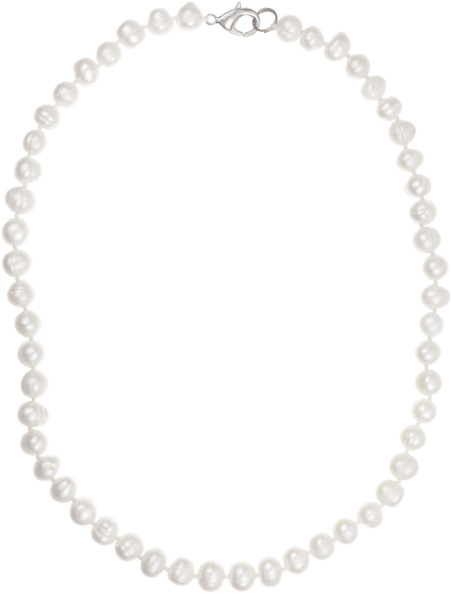 Бусы Art-Silver, цвет: белый, длина 40 см. КЖб7-8АВ40-196КЖб7-8АВ40-196 Бусы Art-Silver, цвет: белый, длина 40 см. КЖб7-8АВ40-196КЖб7-8АВ40-196Бусы Art-Silver выполнены из культивированного жемчуга, нанизанного на текстильную нить. Украшение имеет удобный замок-карабин из бижутерного сплава. Мелкие бусины диаметром 5-7 мм из натурального культивированного жемчуга нежно-бежевого цвета имеют слегка неоднородную форму, что подчеркивает естественное происхождение жемчужин. Благородный перламутровый блеск жемчуга подчеркнет вашу элегантность и превосходный вкус.