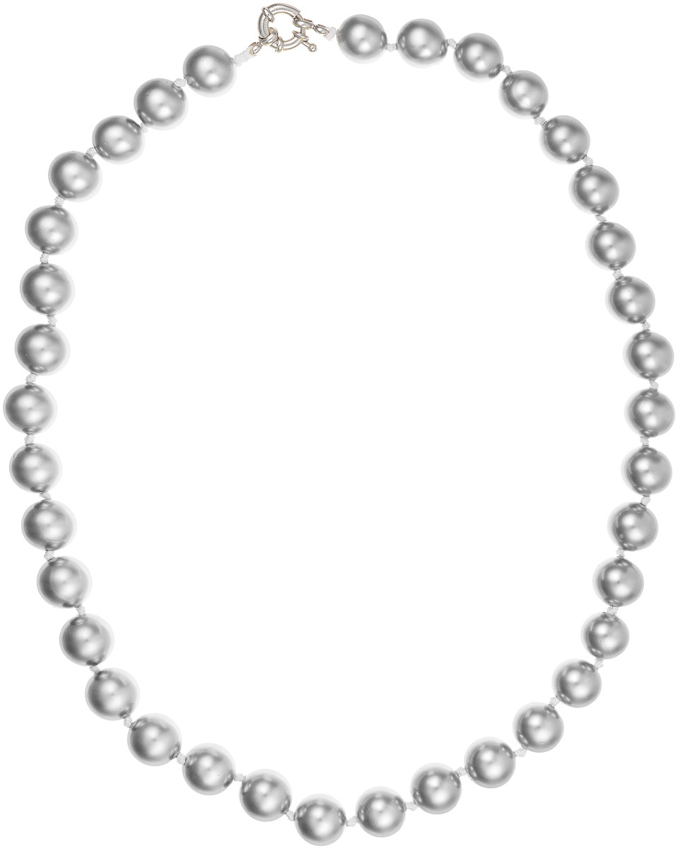 Бусы Art-Silver, цвет: серый металлик. МАЙ31250-594МАЙ31250-594 Бусы Art-Silver, цвет: серый металлик. МАЙ31250-594МАЙ31250-594Бусы Art-Silver изготовлены из материала майорка, который схож по свойствам с натуральным жемчугом. Изделие оформлено крупными однотонными бусинами и застегивается на шпренгельный замок из бижутерного сплава..
