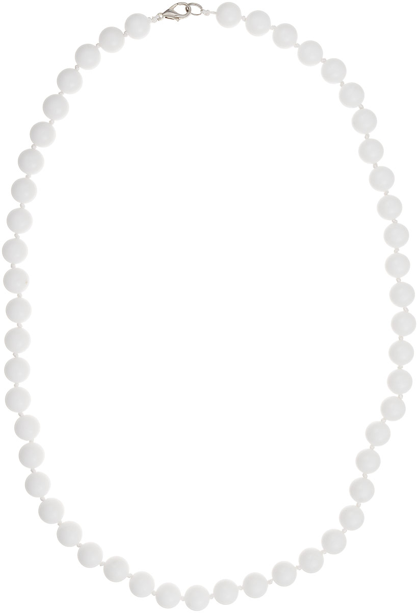 Бусы Art-Silver, цвет: белый, длина 60 см. КХ10-60-311КХ10-60-311 Бусы Art-Silver, цвет: белый, длина 60 см. КХ10-60-311КХ10-60-311Бусы Art-Silver выполнены из белоснежного кахолонга, нанизанного на текстильную нить. Украшение имеет удобный замок-карабин из бижутерного сплава. Бусины диаметром 10 мм из натурального кахолонга, который также называют калмыцким агатом, имеют благородный белый цвет, который превосходно подойдет как к вечерним, так и к повседневным нарядам.