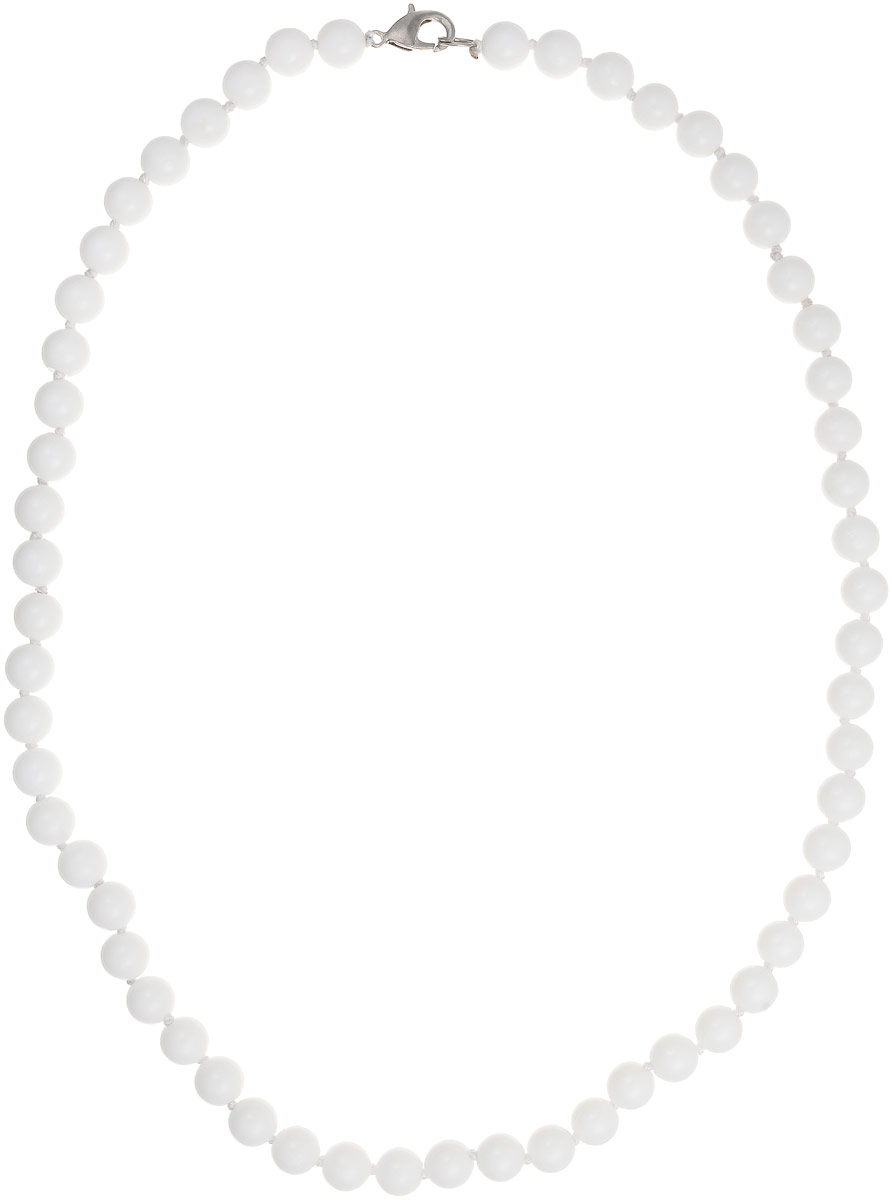 Бусы Art-Silver, цвет: белый, длина 50 см. КХ8-50-243КХ8-50-243 Бусы Art-Silver, цвет: белый, длина 50 см. КХ8-50-243КХ8-50-243Бусы Art-Silver выполнены из бижутерного сплава и кахолонга. Изделие оснащено удобным замком-карабином.