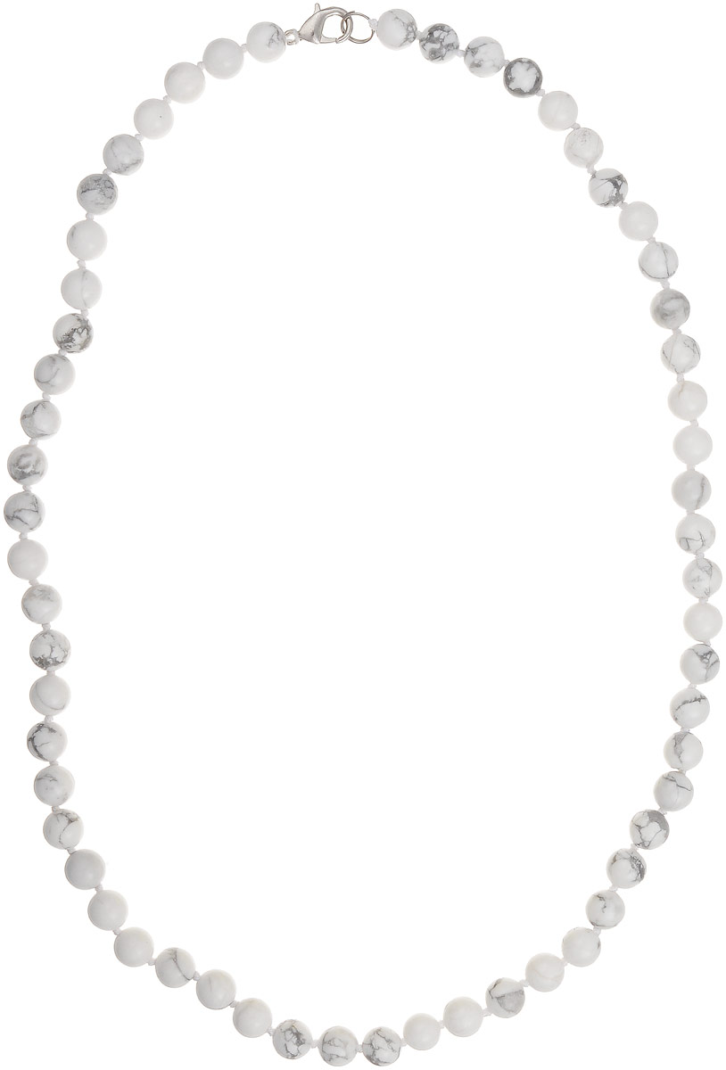 Бусы Art-Silver, цвет: серый, белый, длина 55 см. КХс8-55-282КХс8-55-282 Бусы Art-Silver, цвет: серый, белый, длина 55 см. КХс8-55-282КХс8-55-282Бусы Art-Silver выполнены из бижутерного сплава и кахолонга. Изделие оснащено удобным замком-карабином.