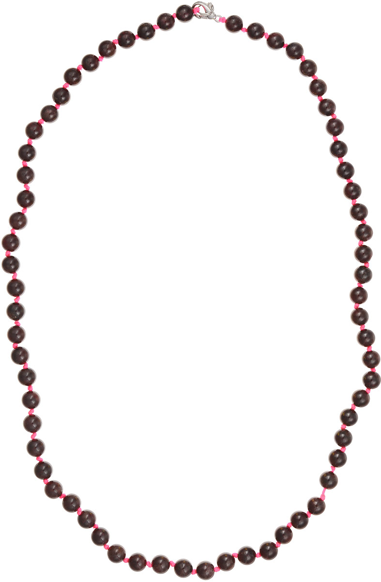 Бусы Art-Silver, цвет: темно-бордовый, длина 60 см. Г8-60-346Г8-60-346 Бусы Art-Silver, цвет: темно-бордовый, длина 60 см. Г8-60-346Г8-60-346Бусы Art-Silver выполнены из натурального граната, нанизанного на текстильную нить. Украшение застегивается на практичный карабин из бижутерного сплава. Мелкие бусины диаметром 6 мм имеют неоднородную окраску с прожилками разнообразной формы, характерную для натурального камня. Нить окрашена в ярко-розовый цвет, который подчеркивает глубокий темно-бордовый оттенок граната.