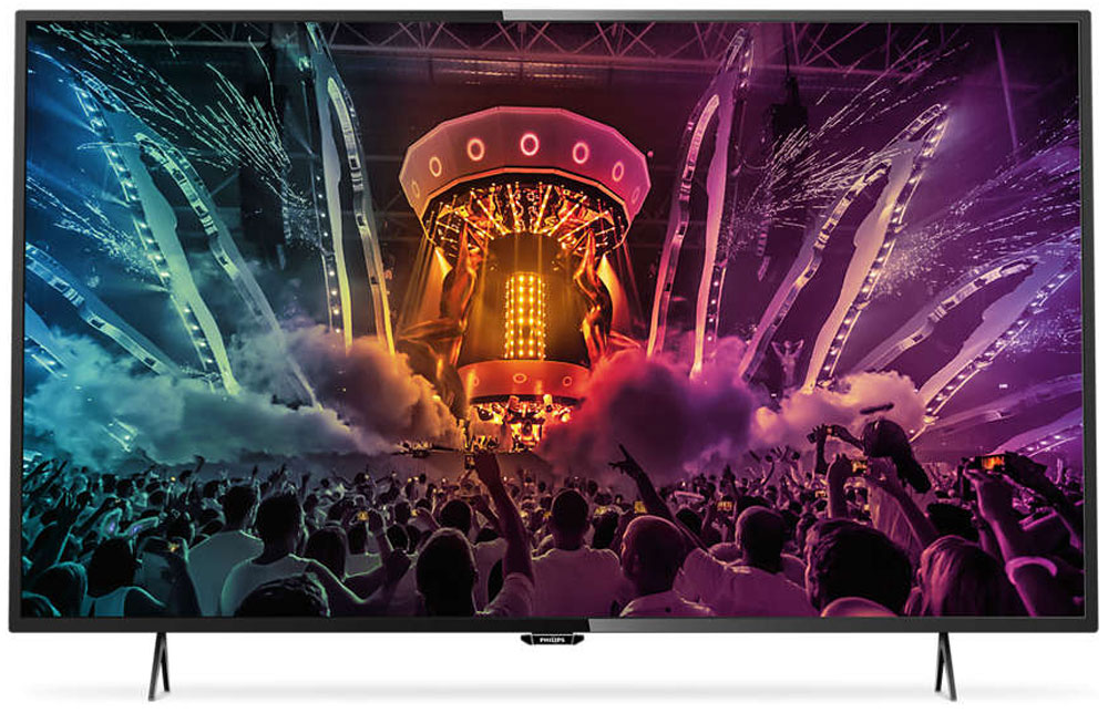 Philips 55PUT6101/60 телевизорPhilips 55PUT6101/60 Philips 55PUT6101/60 телевизорPhilips 55PUT6101/60Оцените многофункциональность, утонченность и удобство подключения модели Philips 55PUT6101/60 , которая воспроизводит детализированное изображение с разрешением 4К Ultra HD. Встроенная система Smart TV проста в управлении, что обеспечит вам развлечение без границ. Телевизор Ultra HD в 4 раза превосходит разрешение обычного телевизора Full HD. Благодаря 8 миллионам пикселей и уникальной технологии Ultra Resolution качество изображения не будет зависеть от исходного контента. Улучшенная четкость и глубина изображения, великолепный контраст, плавное и естественное движение и безупречная детализация. Изящный, современный, лаконичный дизайн. Неудивительно, что ультратонкий силуэт телевизора Philips притягивает к себе взгляд — это идеальное решение, которое прекрасно дополнит любой интерьер. Откройте для себя интеллектуальные возможности этого телевизора. Настраивайте потоковую передачу фильмов, видео или игр, приобретая их в...