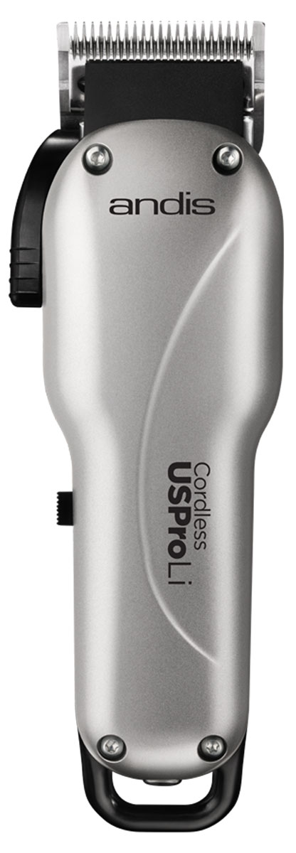 Andis Cordless US Pro Li машинка для стрижки волос73010 LCL Andis Cordless US Pro Li машинка для стрижки волос73010 LCLТриммер Andis Cordless US Pro Li оснащен бритвенной головкой из нержавеющей стали. Плавная регулировка длины стрижки осуществляется при помощи девяти насадок 15, 3, 6, 10, 13, 16, 19, 2.2, 25 мм, идущих в комплекте с устройством. Прибор имеет современный и эргономичный дизайн. Красивую и модную прическу теперь можно сделать не только в парикмахерской, но и дома.