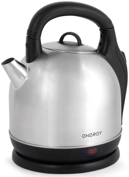Energy E-243, Silver электрический чайник54 153189 Energy E-243, Silver электрический чайник54 153189Элегантный электрический чайник Energy E-243 прост в управлении и долговечен в использовании. Изготовлен из высококачественных материалов. Мощность 2000 Вт позволит вскипятить 3,6 литра воды в считанные минуты. Беспроводное соединение позволяет вращать чайник на подставке на 360°. Для обеспечения безопасности при повседневном использовании предусмотрены функция автовыключения, а также защита от включения при отсутствии воды.
