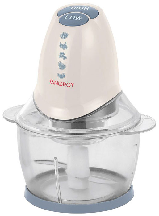 Energy EN-269 измельчитель54 152459 Energy EN-269 измельчитель54 152459Электрический измельчитель Energy EN-269 - многофункциональный прибор, сочетающий в себе функции нарезки, взбивания и измельчения. Приготовление вкусных супов, свежих салатов, гарниров и соблазнительных десертов станет быстрым и легким занятием. Прибор работает в двух скоростных режимах.