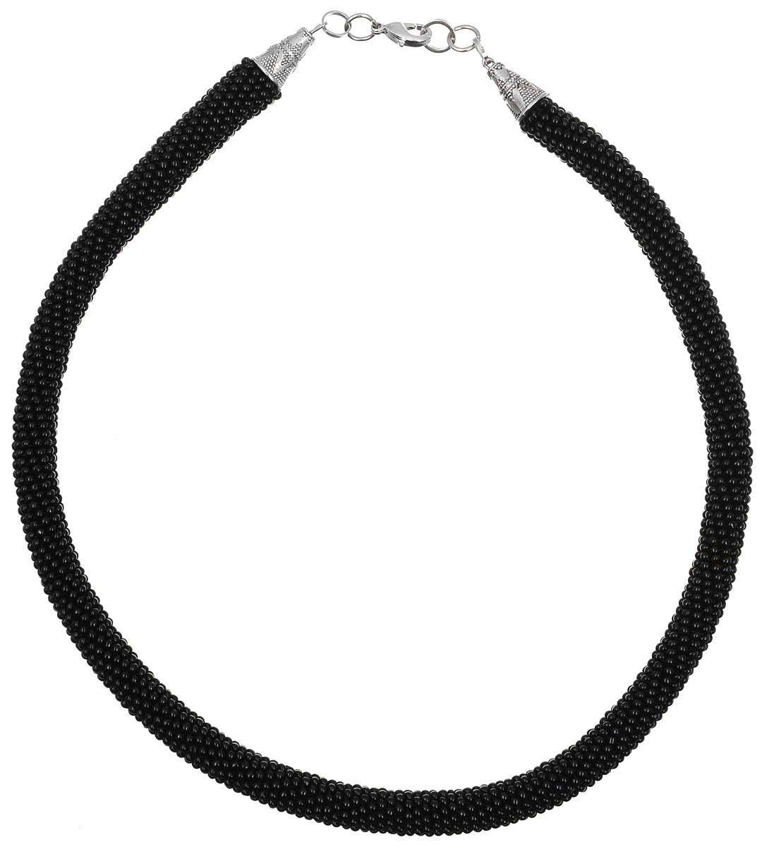 Колье-жгут Color Beads (бисер), цвет: черный. Ручная авторская работа. СВ23980bСВ23980b Колье-жгут Color Beads (бисер), цвет: черный. Ручная авторская работа. СВ23980bСВ23980bКолье-жгут Color Beads ручной работы изготовлен из пластика и текстиля. Изделие связано из бисера и застегивается с помощью замка- карабина.