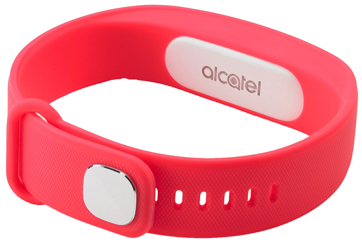 Alcatel MB10, Red White фитнес-браслетALC-MB10-3CALRU1-1 Alcatel MB10, Red White фитнес-браслетALC-MB10-3CALRU1-1Alcatel Move Band - первый фитнес-браслет от компании Alcatel, созданный для тех, кто следит за своим физическим состоянием. Устройство фиксирует не только количество пройденных шагов, сожженных калорий, но и сообщает о качестве вашего сна. У гаджета нет экрана - он способен передать вибрирующий сигнал, который подаст уведомлением на смартфон. Выполненный полностью из силиконового материала, браслет адаптирован к внешней среде - все элементы питания глубоко спрятаны, что удобно для ежедневного использования. Теперь, отправляясь в душ или в бассейн, не обязательно снимать браслет - он защищен по классу IP67, что дает ему устойчивость к воздействию влаги при погружении на глубину до 1 метра. Емкости встроенной батареи хватает на неделю непрерывной работы устройства, а ее подзарядка занимает не более 2 часов.