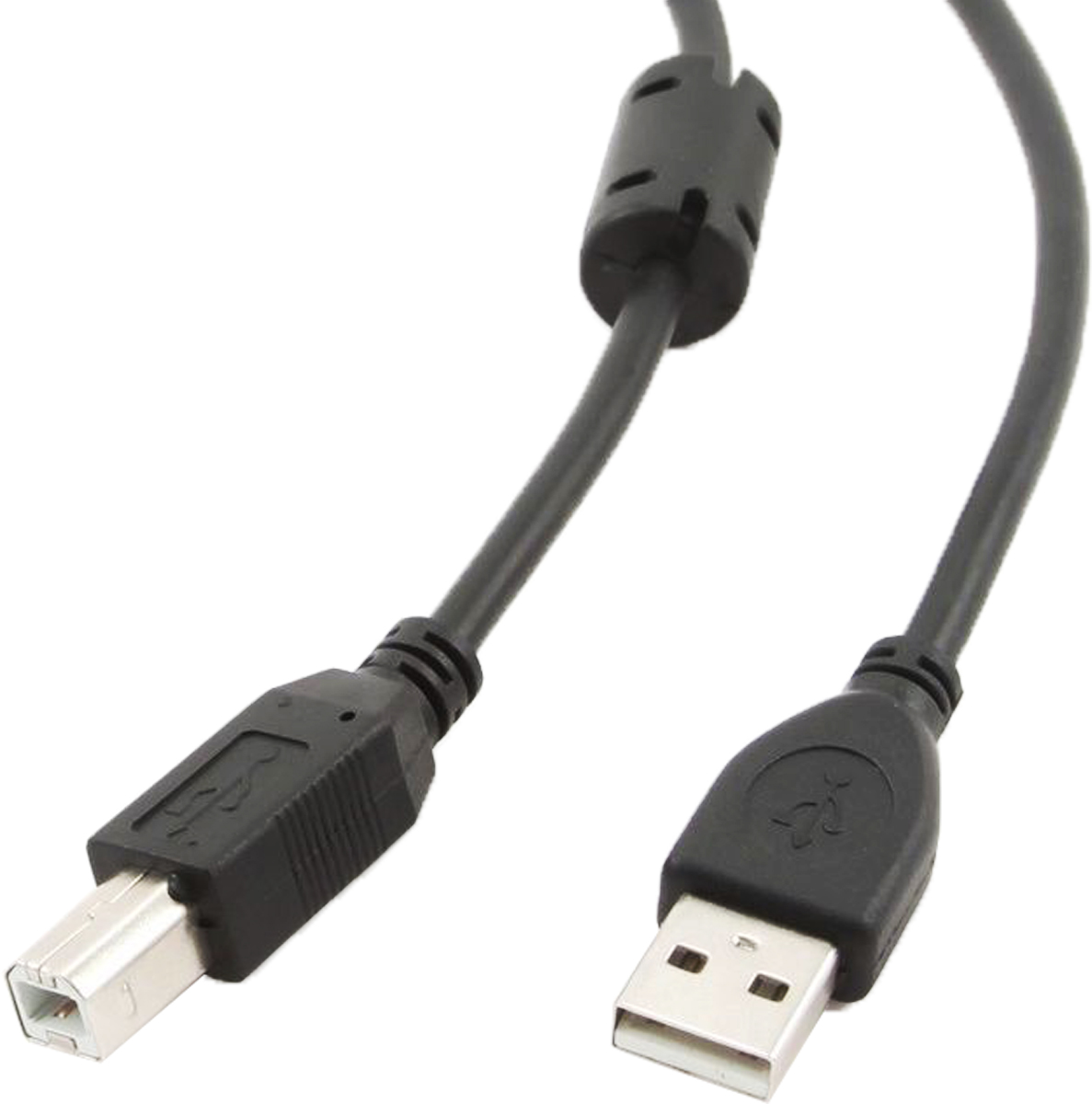 Cablexpert CCF-USB2-AMBM-10, Black кабель USB 2.0 тип A/B (3 м)CCF-USB2-AMBM-10 Cablexpert CCF-USB2-AMBM-10, Black кабель USB 2.0 тип A/B (3 м)CCF-USB2-AMBM-10Кабель Cablexpert CCF-USB2-AMBM используется для подключения к компьютеру принтера, камеры, сканера, МФУ и других устройств с разъемом USB 2.0 тип B. Кабель сделан из материалов высокого качества и легко переносит ежедневное использование. Его штекера имеют позолоченное покрытие, которое предотвращает образование ржавчины.