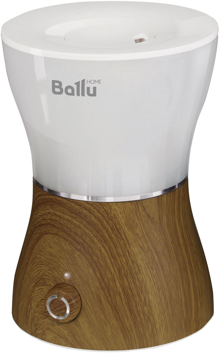 Ballu UHB-400, Oak ультразвуковой увлажнитель воздухаНС-1031480 Ballu UHB-400, Oak ультразвуковой увлажнитель воздухаНС-1031480Ультразвуковой увлажнитель воздуха Ballu UHB-400 обеспечивает мягкое увлажнение и способствует созданию благоприятного микроклимата в доме. Плавные формы, удобное и интуитивно понятное управление. Исполнение прибора в текстуре под дерево подчеркивает идею гармоничного сосуществования высоких технологий и природы, и гармонично сочетается с мебелью в доме. Прибор удобен в эксплуатации - для увлажнения можно заливать водопроводную воду. Благодаря входящему в комплект фильтру-картриджу вода очищается от излишков солей жесткости. Аромакапсула позволит насытить воздух в помещении любимым ароматом. Мягкая подсветка бака позволяет использовать увлажнитель в качестве ночника.