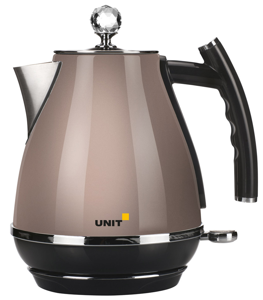 Unit UEK-263, Bronze электрический чайникCE-0353955 Unit UEK-263, Bronze электрический чайникCE-0353955Современный электрический чайник Unit UEK-263 из нержавеющей стали, сочетающий в себе многофункциональность и дизайн, станет украшением вашей кухни. Чайник оснащен многоуровневой защитой. Прибор установлен на удобную подставку с возможностью поворота на 360 градусов и с отделением для хранения шнура. Помимо этого, отличительной особенностью является удобный носик для наливания и шкала уровня воды. Съемный фильтр от накипи и скрытый нагревательный элемент гарантированно обеспечат надежность, долговечность и максимально комфортное ежедневное использование.