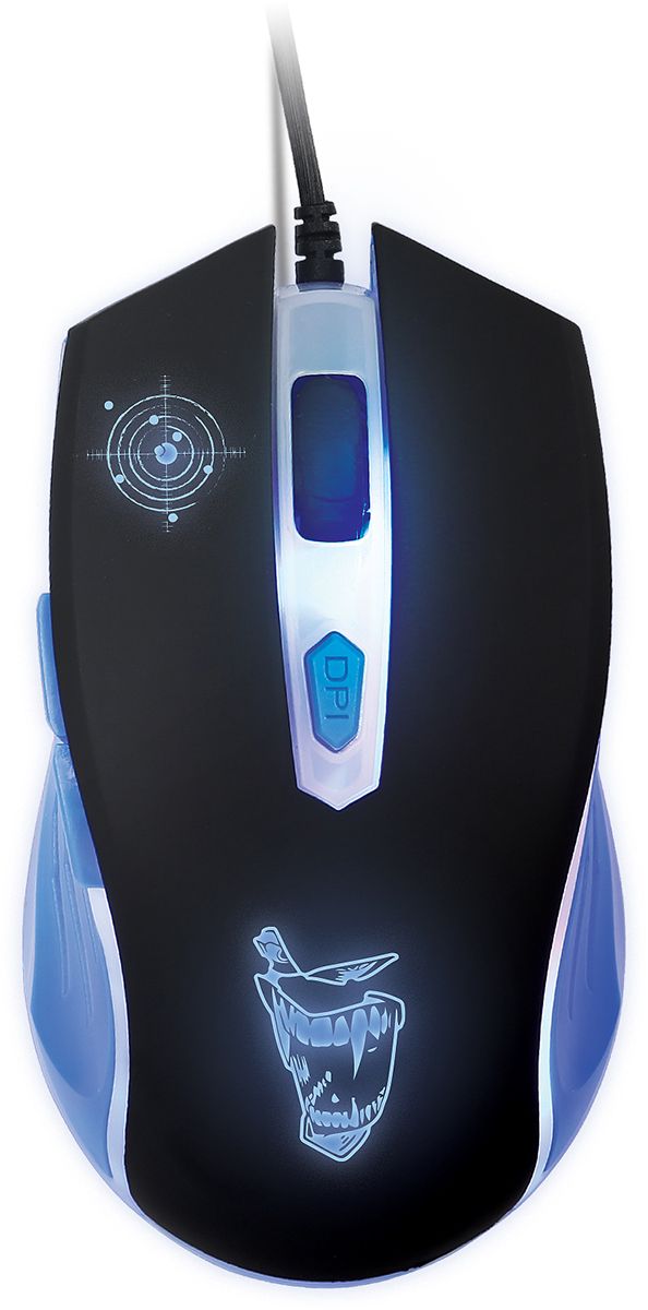 Qumo Dragon War Gamer M08 мышь игровая21381 Qumo Dragon War Gamer M08 мышь игровая21381Агрессивный дизайн, хорошая эргономика, переливающаяся подсветка - все это сочетается в игровой мышке Qumo Dragon War Gamer M08. Она имеет 6 элементов управления, оптическую систему высокого разрешения 800/1200/1600/2400 dpi. Боковые клавиши позволяют быстро перемещаться по страницам в браузере (назад и вперед). Soft-touch покрытие препятствует выскальзыванию устройства во время эксплуатации.