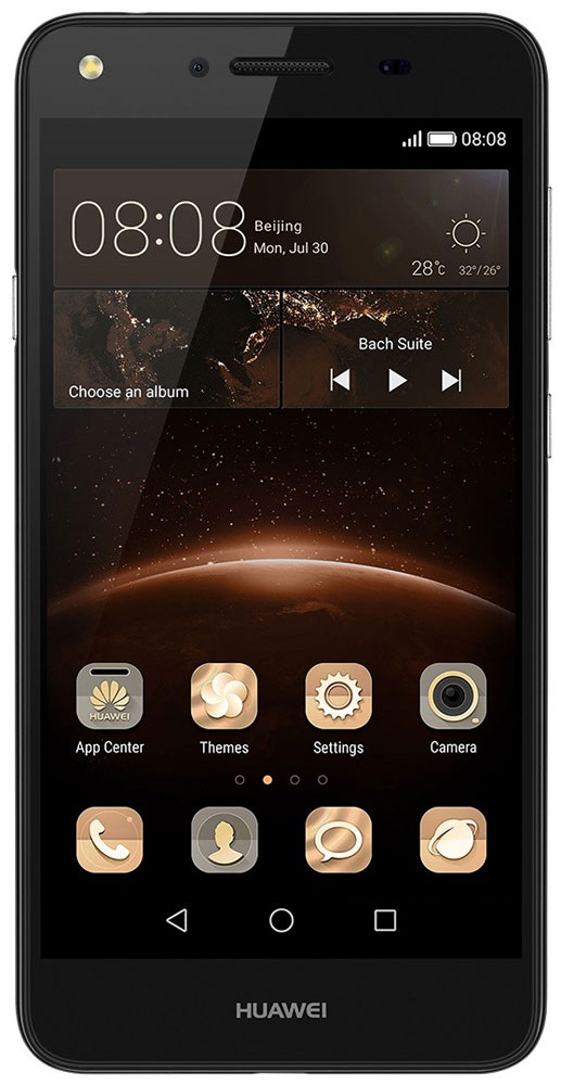 Huawei Y5 II (CUN-U29), Black51050LRK Huawei Y5 II (CUN-U29), Black51050LRKHuawei Y5 II - стильный и недорогой смартфон с широкими возможностями. Устройство приятно держать в руке. Черытехъядерный процессор MediaTek MT6582 с частотой 1.3 ГГц и оперативная память 1 ГБ позволяют использовать все современные мобильные приложения. Операционная система Android с фирменным пользовательским интерфейсом EMUI от Huawei предоставляет пользователю новый графический интерфейс, современный дизайн иконок и простоту управления. Коммуникационные возможности представлены Bluetooth 4.0, Wi-Fi 802.11 b/g/n при помощи которых можно воспользоваться беспроводной гарнитурой или подключиться к интернету. Также Huawei Y5 II не даст вам заблудится в городе и всегда укажет дорогу благодаря функции GPS. Модель оборудована стандартными разъемами - 3.5 мм для подключения наушников и microUSB - для зарядки и присоединения к USB-порту компьютера. Huawei Y5 II также обладает функциональным мультимедиа-плеером, способным воспроизводить аудио и...