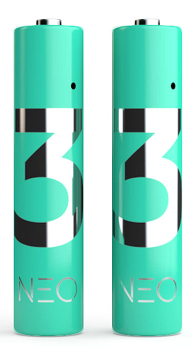 Rombica Neo X3 внешний аккумулятор, 2 штPLB-LR03 Rombica Neo X3 внешний аккумулятор, 2 штPLB-LR03Rombica Neo X3 - комплект из 2 перезаряжаемых литий-полимерных аккумуляторов типоразмера АAA. Стабильное выходное напряжение 1,5 B во время всего цикла разряда. Быстрая зарядка без эффекта памяти, без использования специализированного зарядного устройства. Зарядка возможна от любого USB-порта (ПК, универсальные зарядные устройства, портативные аккумуляторы).