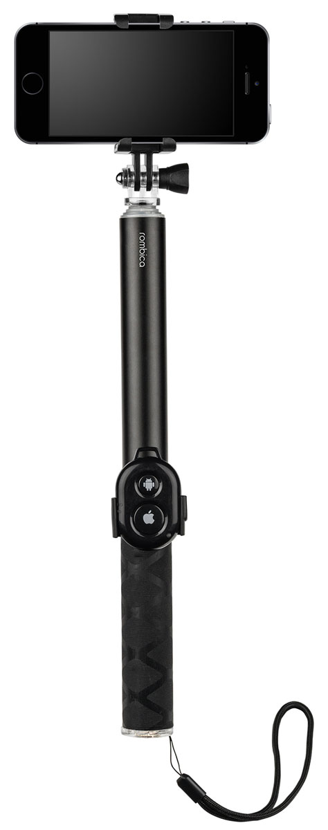Rombica Smart Pod SP-04 монопод для селфиSPS-00040 Rombica Smart Pod SP-04 монопод для селфиSPS-00040Ручной монопод Rombica Smart Pod SP-04 с удобной ручкой и беспроводной кнопкой для съемки. Подходит для смартфонов, камер, фотоаппаратов и GoPro HERO. Кнопка удобно крепится на корпусе монопода. В сложенном состоянии длина Rombica Smart Pod SP-04 составляет всего 28,7 см, что позволяет носить его с собой в сумке или рюкзаке. В разложенном состоянии длина монопода 117,2 см. При этом устройство достаточно легкое. Минимальная ширина смартфона: 56 мм Максимальная ширина смартфона: 80 мм Bluetooth 3.0 Дистанция пульта ДУ: 10 м Элемент питания пульта ДУ: CR2032 Время автономной работы пульта ДУ до 6 месяцев